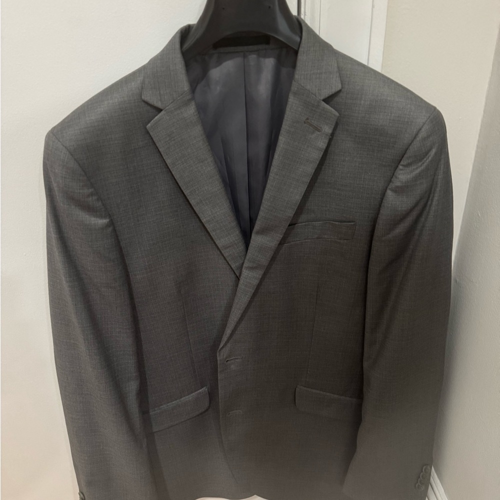 Kenneth Cole Light Charcoal Men's Blazer